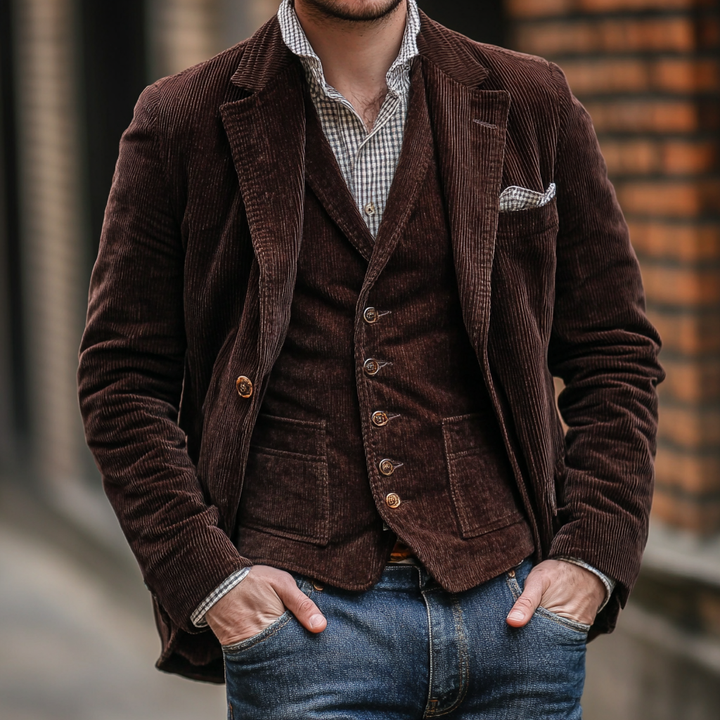 Mason | Timeless Vintage Blazer And Waistcoat For Men