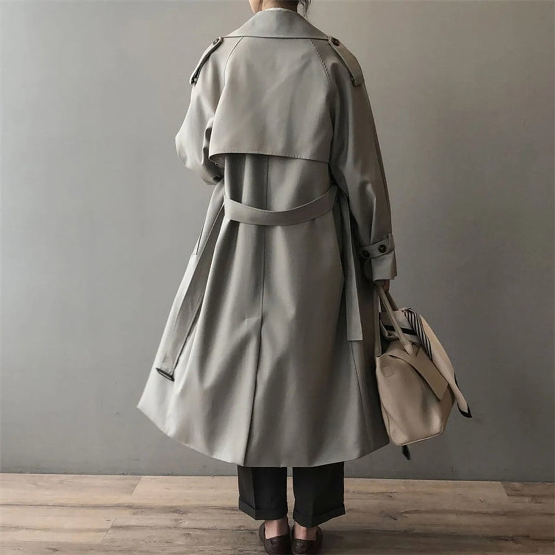 Charlotte | Trench doppiopetto idrorepellente per uno stile senza tempo