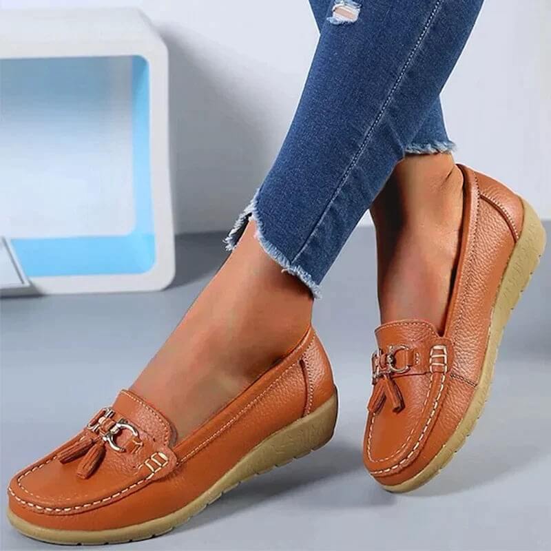 Camilla | Mocassins orthopédiques luxueux à enfiler