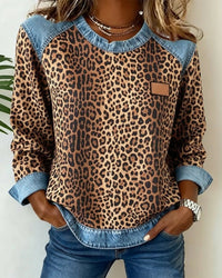 Sophie | Trendy Leopard Print Casual Sweater
