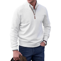 Ethan | Quarter-Zip Regular Fit Knitted Sweater