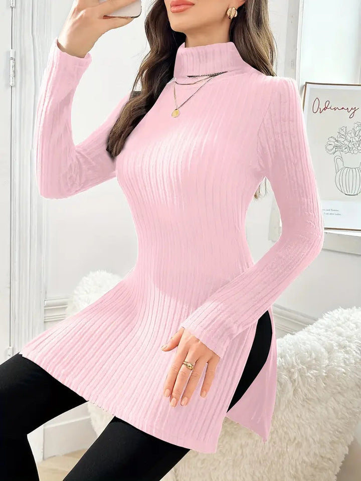 Sarah | Turtleneck Sweater – Elegant Slim Fit Style for Women