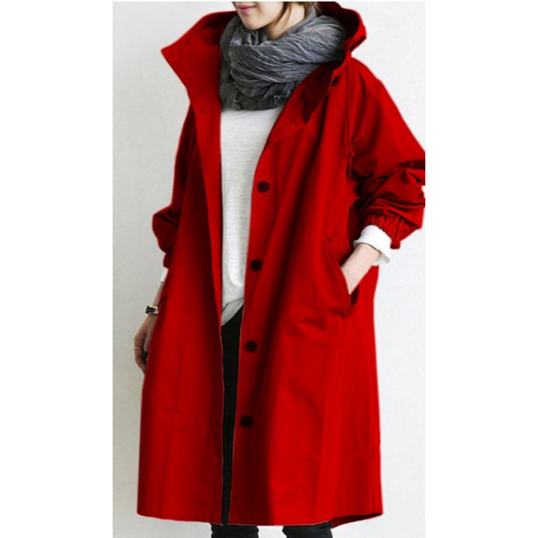 Madeline | Elegant Hooded Trench Coat For Timeless Everyday Style