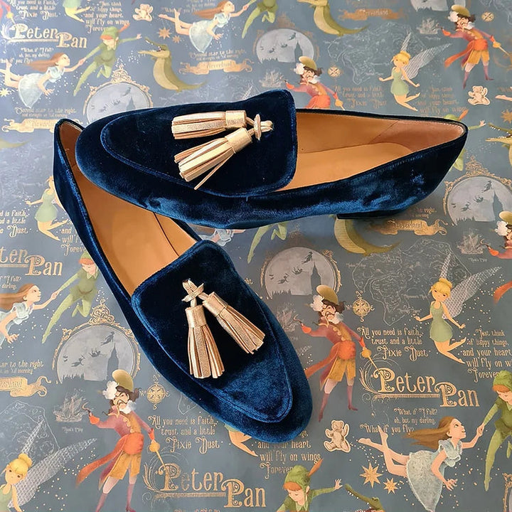 Valentina | Sophisticated Pointed-Toe Tassel Loafers