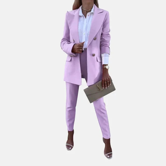 Evelyn | Completo contemporaneo e impeccabile in due pezzi con blazer