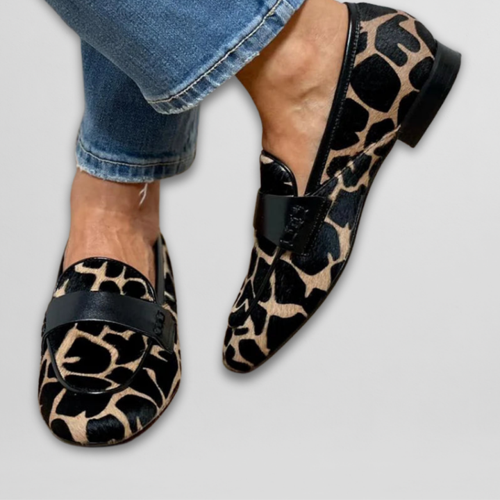 Nadia | Chic Leopard-Print Loafers with a Refined Everyday Finish