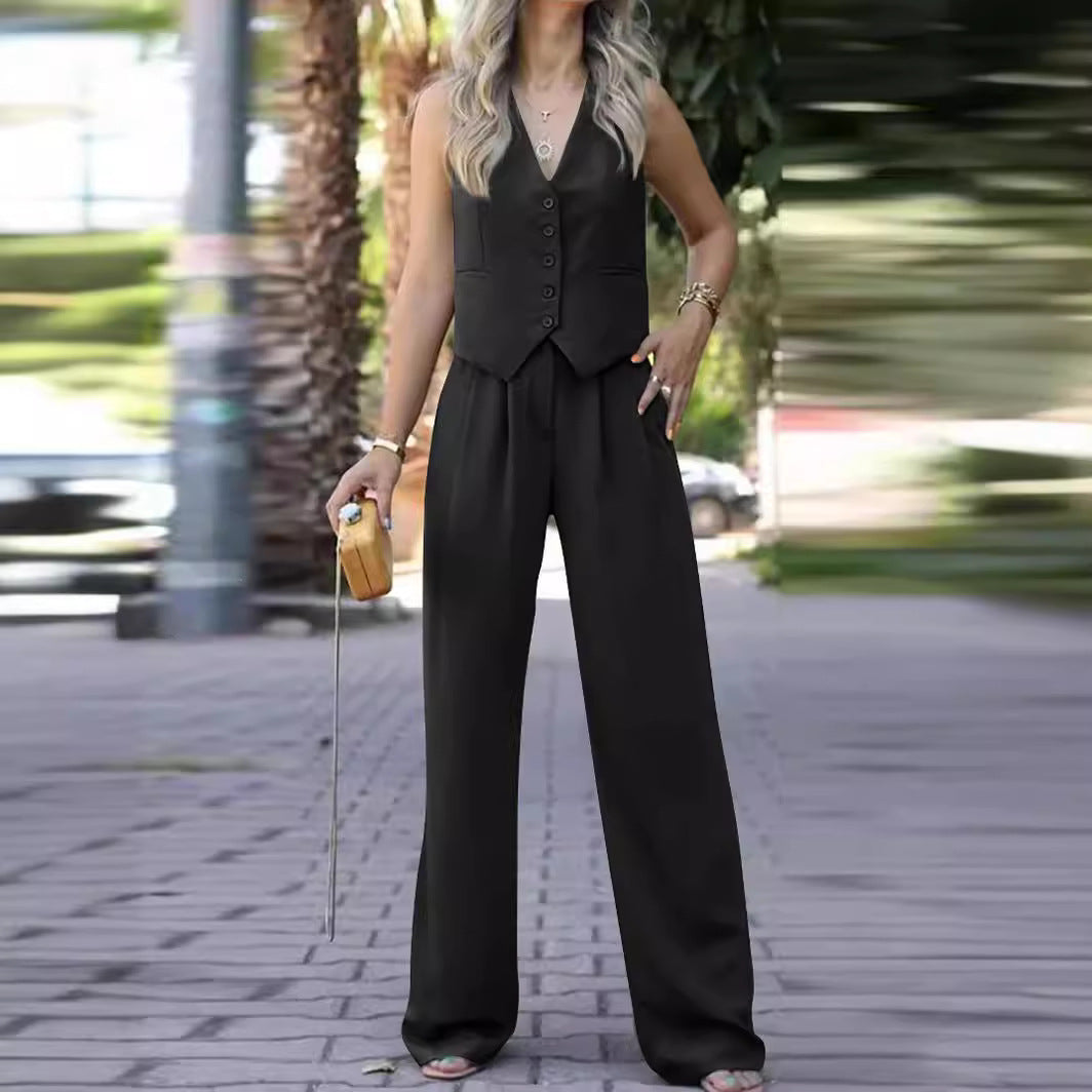 Charlotte | Modern And Versatile Pantsuit Two Piece Set