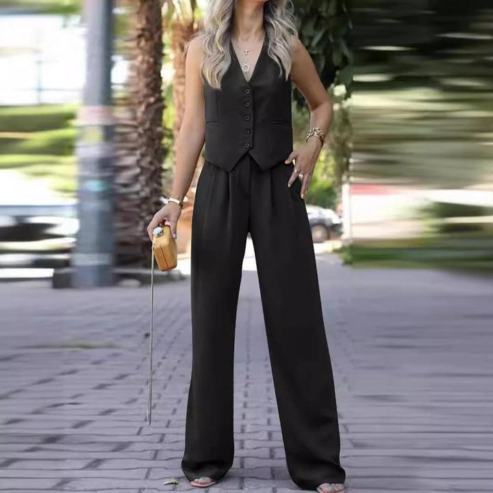 Charlotte | Modern And Versatile Pantsuit Two Piece Set