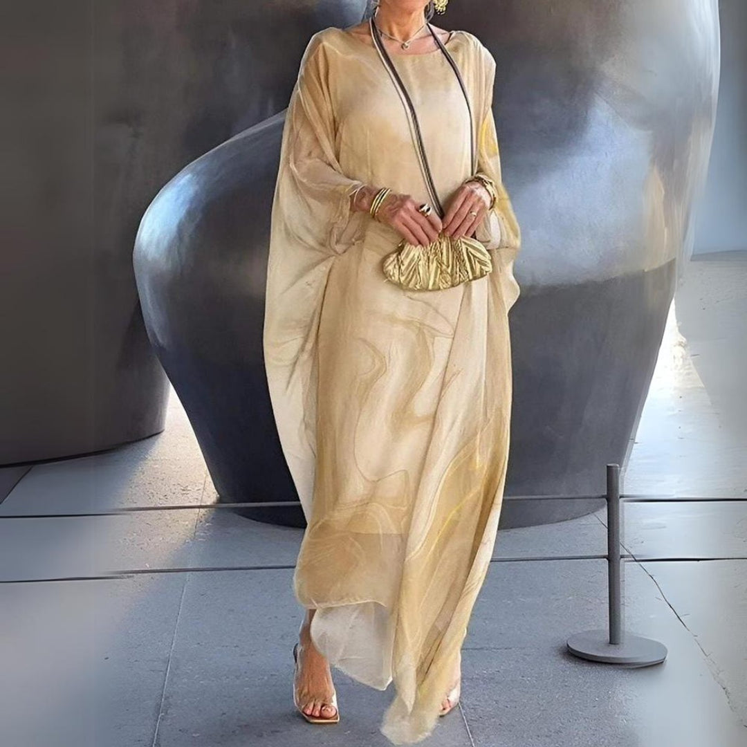 Elena | Elegant Long-Sleeved Dress for Effortless Evening Glamour