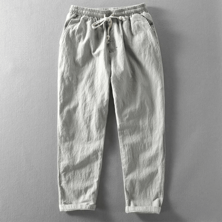 Aaron | Casual Linen Trousers 3