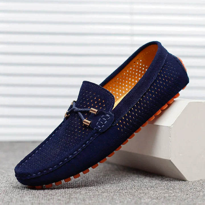 Adrian | Breathable and casual men's leather loafers 0