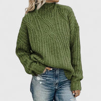 Penelope | Warm And Classic Textured Cable Knit Sweater
