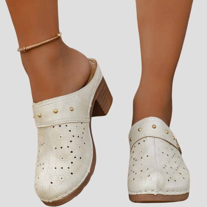 Alice | Classic Block Heel Clogs for Women 1