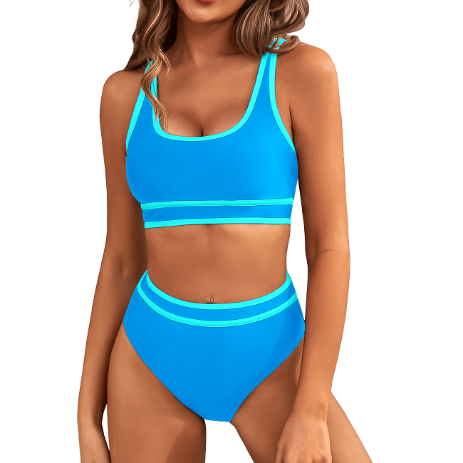 Alice | Sporty And Supportive High Waist Bikini Set 3