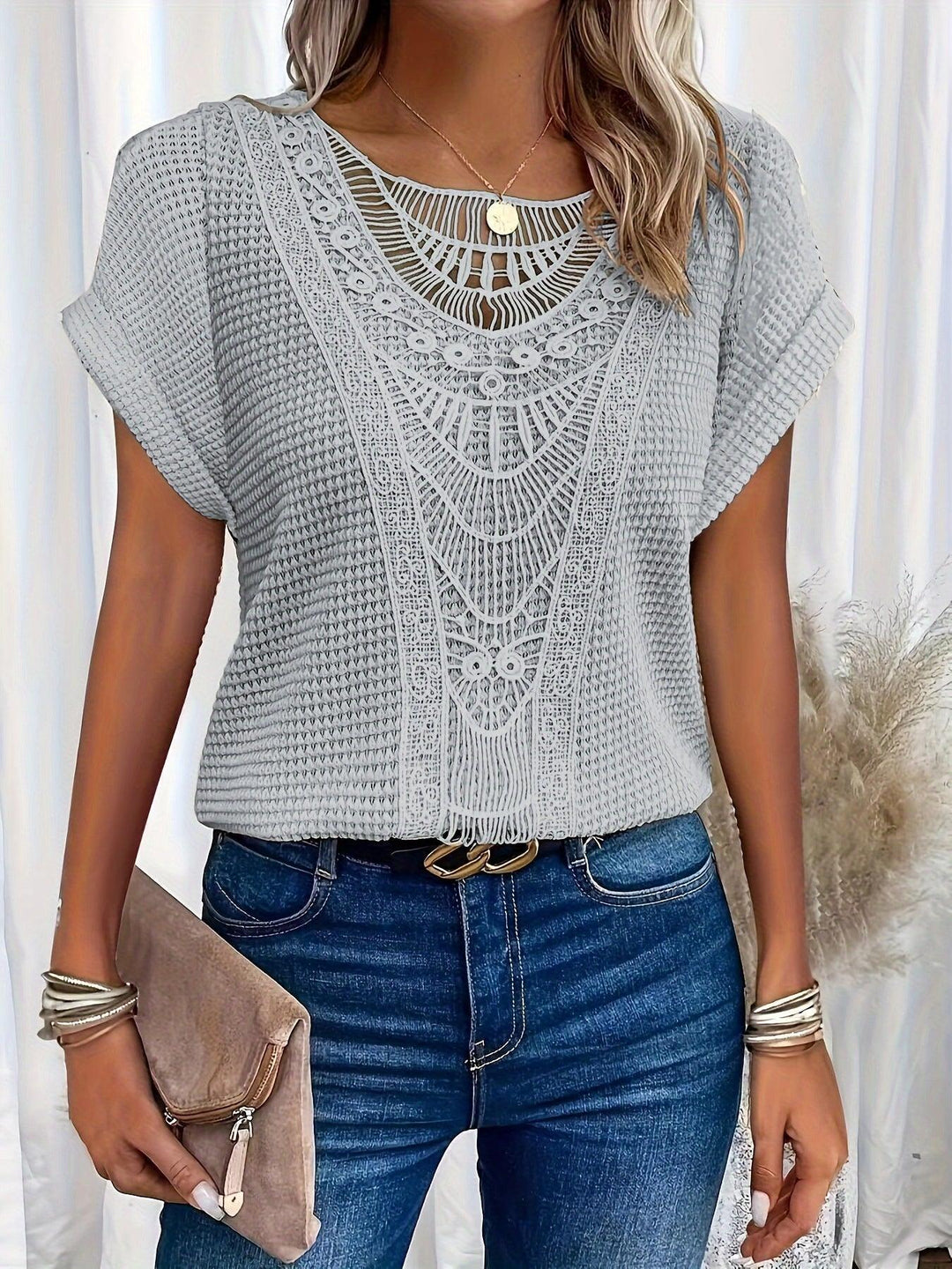 Alicia | Women's Top Elegant Knitted Blouse for Women 4
