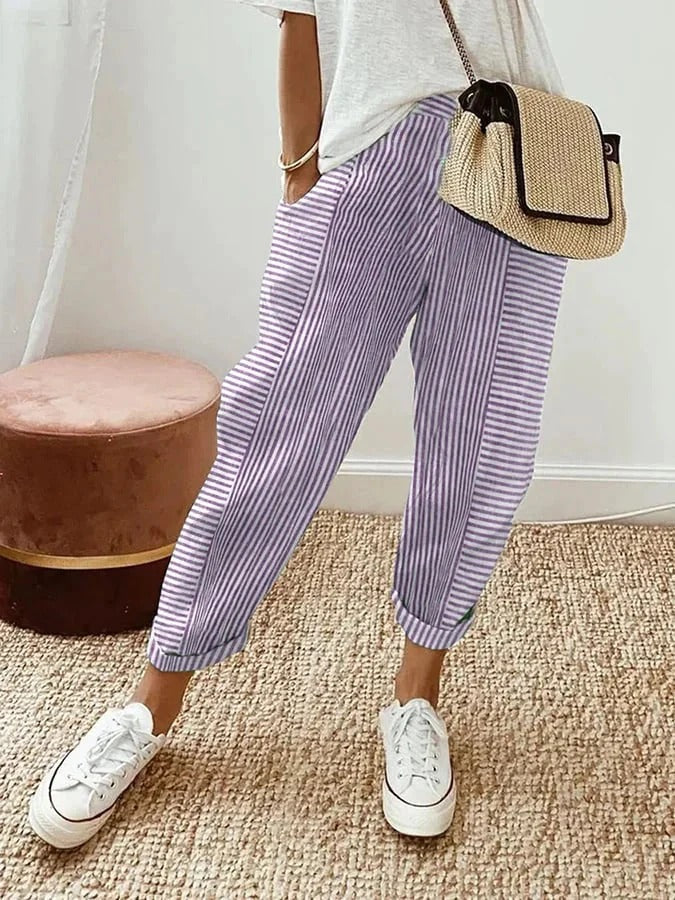 Alyssa | Lightweight, Flattering & Versatile Linen Pants Women 2