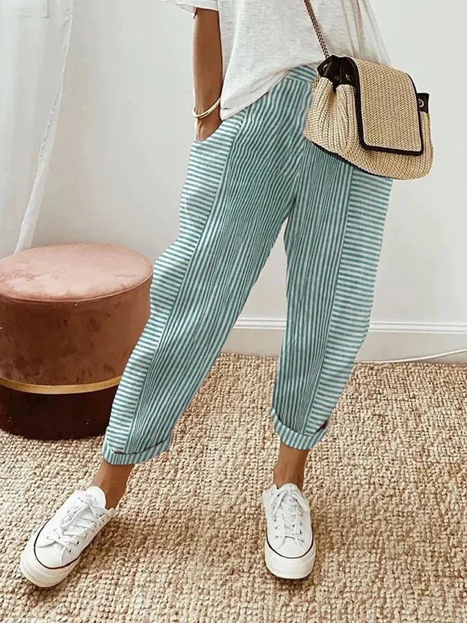 Alyssa | Lightweight, Flattering & Versatile Linen Pants Women 5