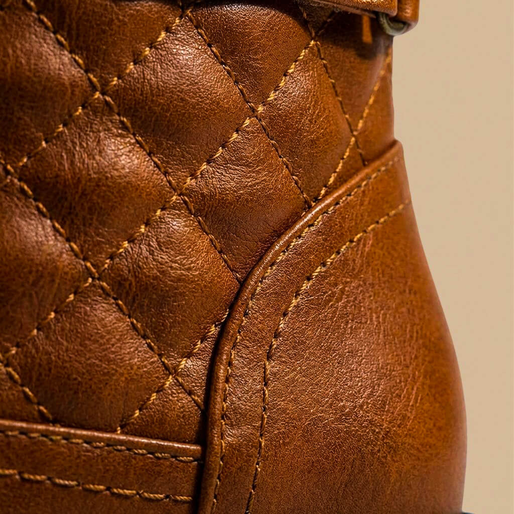 Amara | Elegant and Stylish Quilted Leather Boots 4