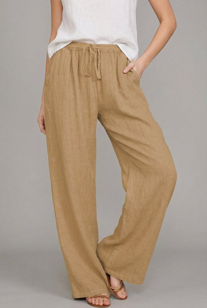 Amelia | Comfortable And Breezy Wide-Leg Summer Pants 0