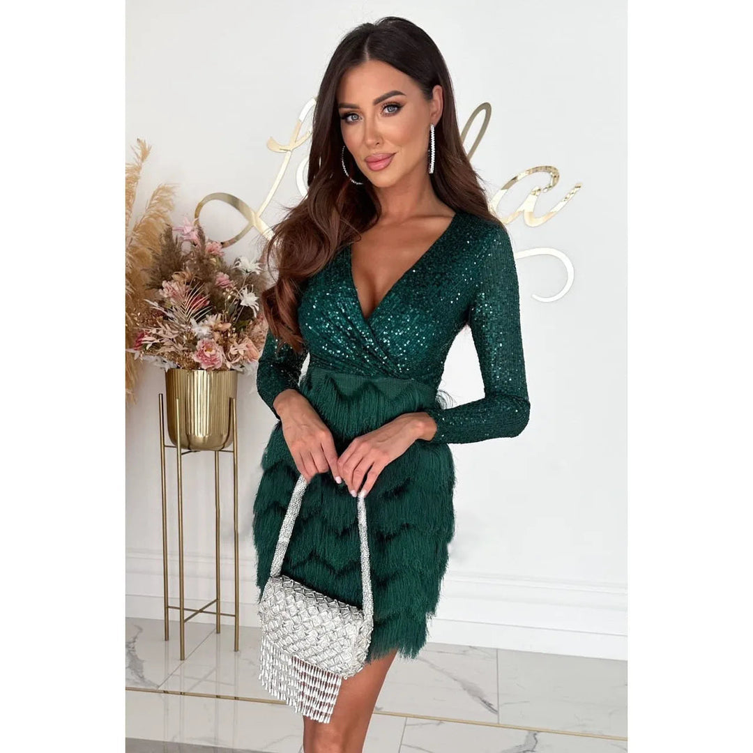 Amelia | Glamorous Bodycon Homecoming Dress with Side Ruffles 2