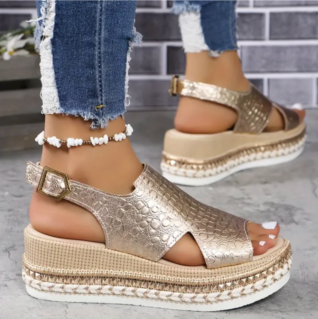 Amelia | Orthopedic Leather Comfort Sandals 2