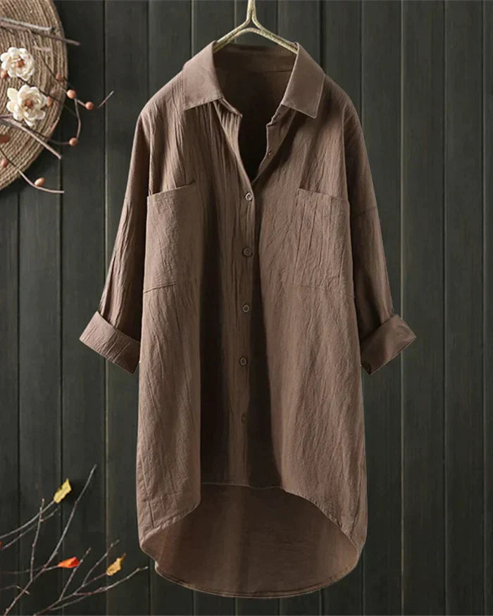 Amelie | Linen Summer Blouse for Women 2