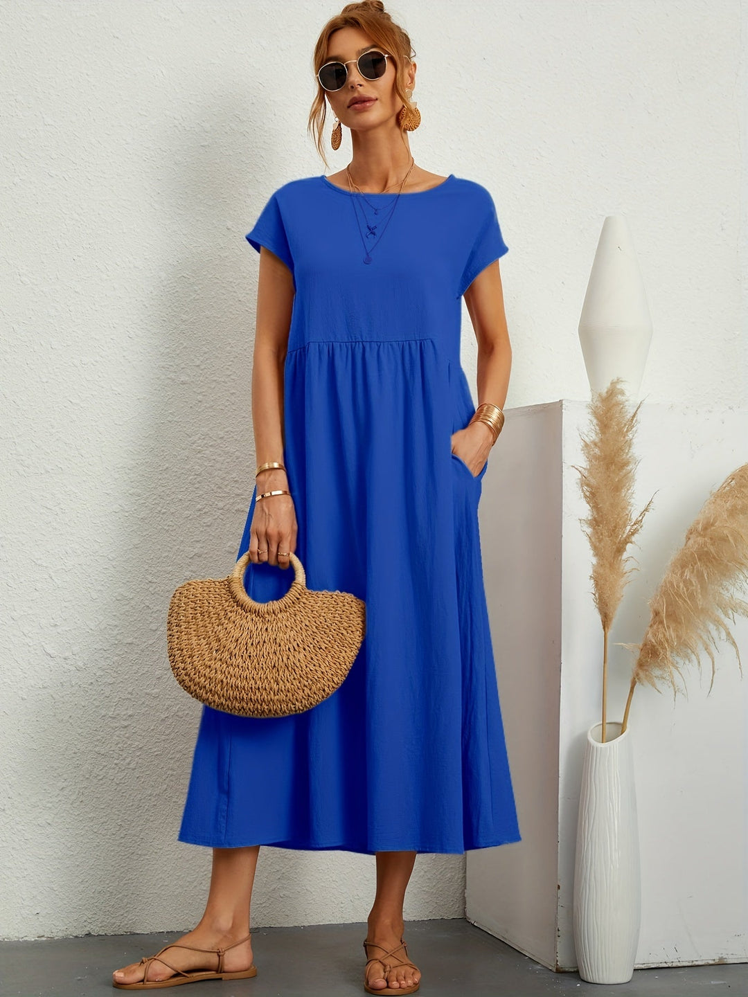 Annabeth | casual summer dress with loose pockets 1