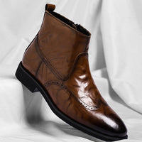 Lucas | Sophisticated and Warm Leather Boots