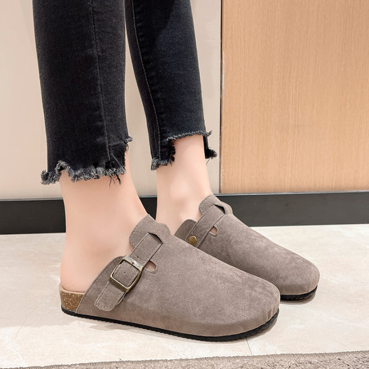 Asher | Flat Clogs with Belt 5
