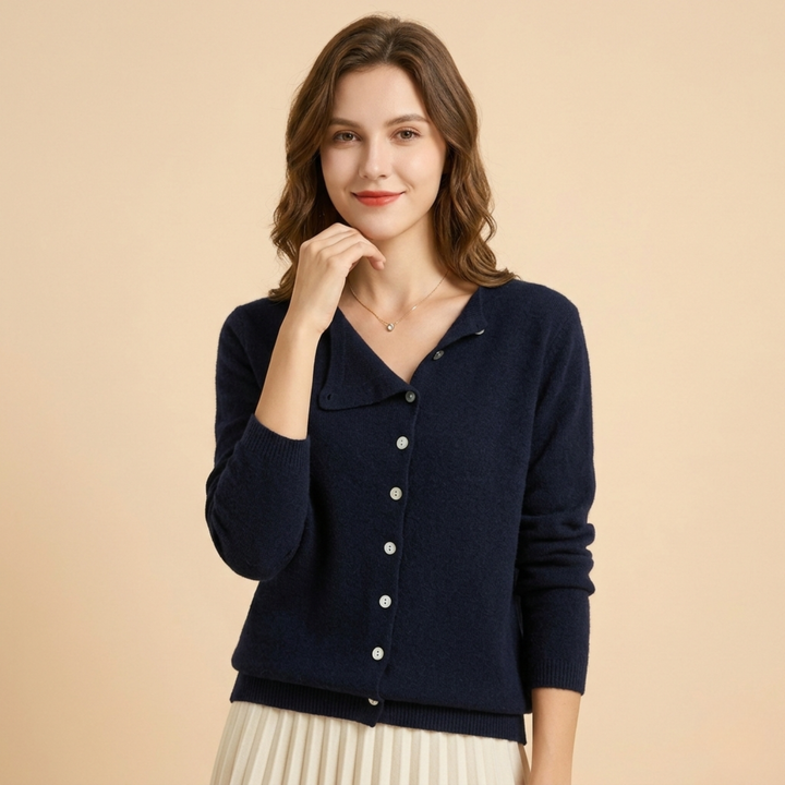 Aurelia | Elegant Button Knit Sweater 1