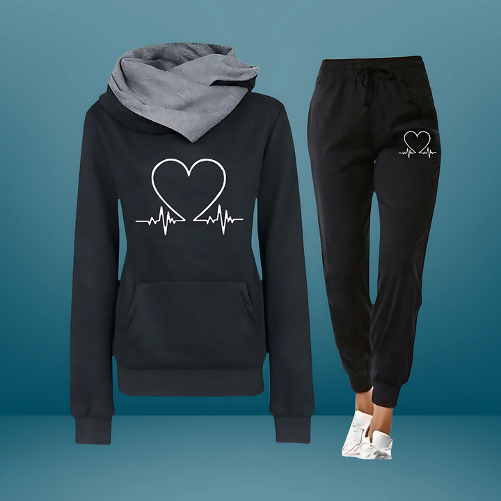 Aurora | Printed tracksuit with heartbeat 3