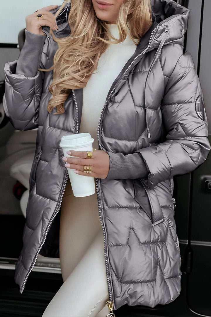 Ava | Casual capuchin winter jacket 8