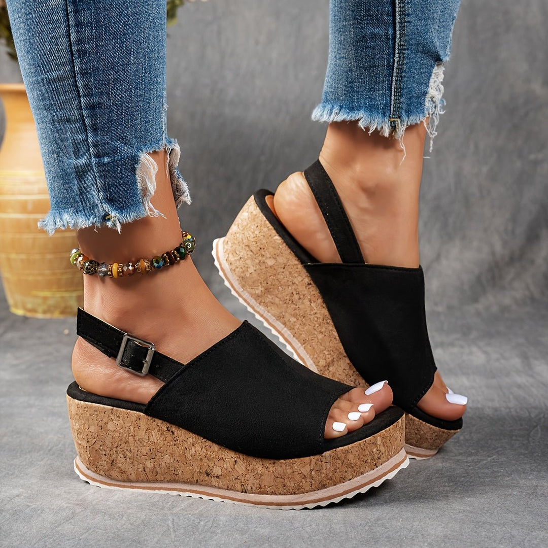 Ava | Comfortable Platform Wedge Sandals 4