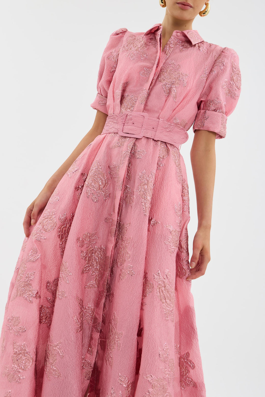 Aveline | Elegant, Lightweight &amp; Timeless Short Puff Sleeve Dress 4