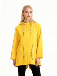Clara | Weatherproof Hooded Rain Jacket for Everyday Protection