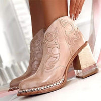 Georgina | Klassische Mid-Calf-Cowboystiefel mit Alltagskomfort