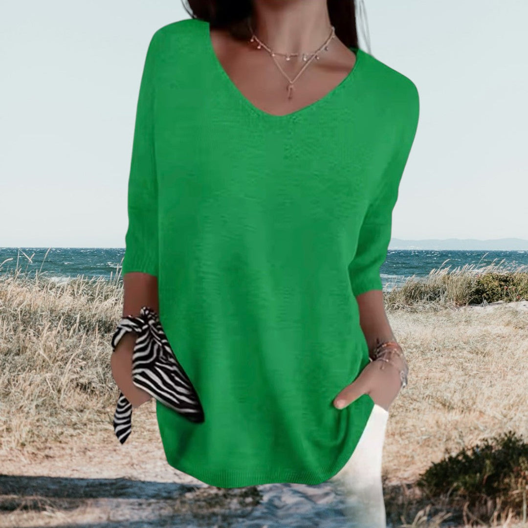 Bella | Lightweight V-Neck, Summer Style 11
