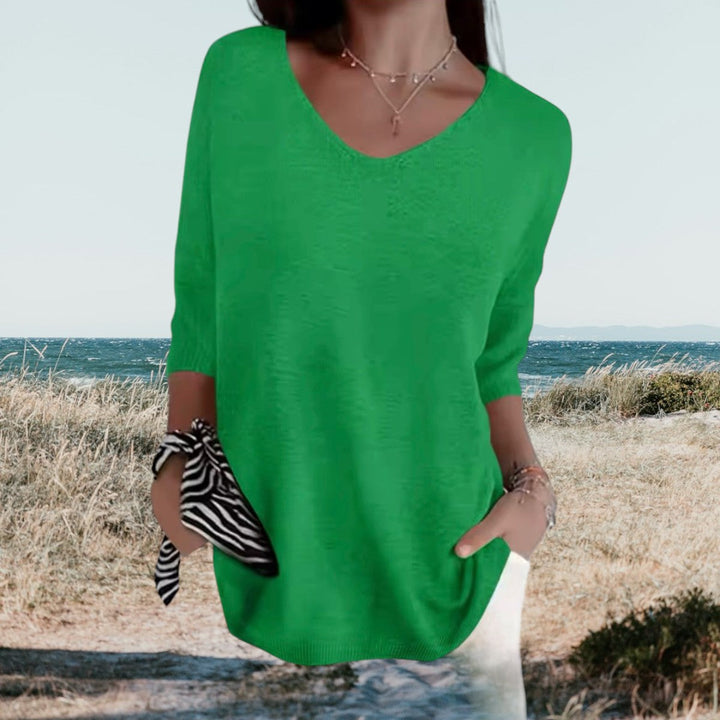 Bella | Lightweight V-Neck, Summer Style 11