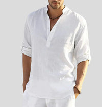 Oliver| Chemise boutonnée raffinée pour homme, look élégant
