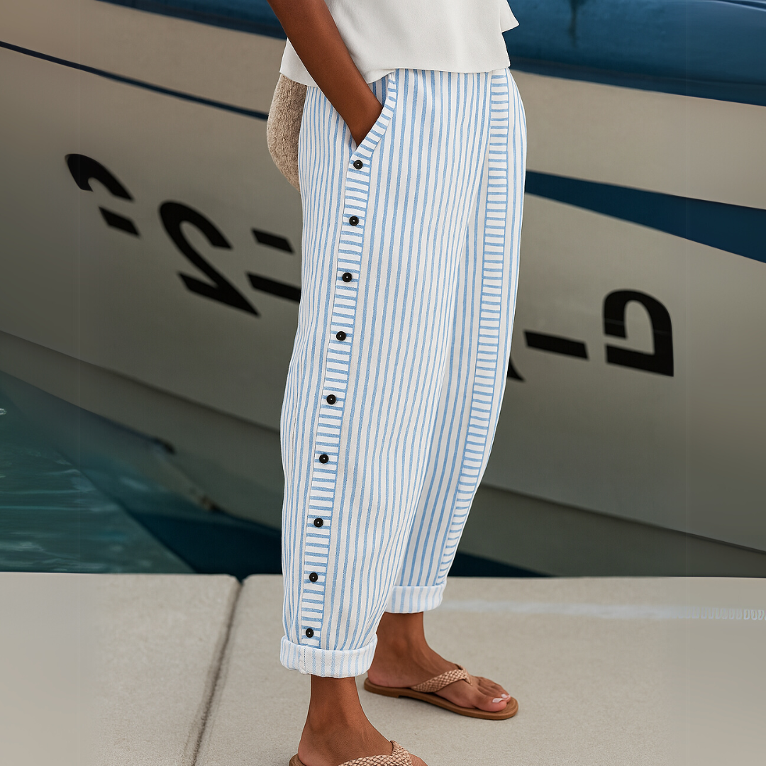 Caitlin | Flattering, Stylish & Versatile Women’s Pants with Stripes 1