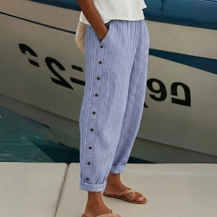 Caitlin | Flattering, Stylish & Versatile Women’s Pants with Stripes 4