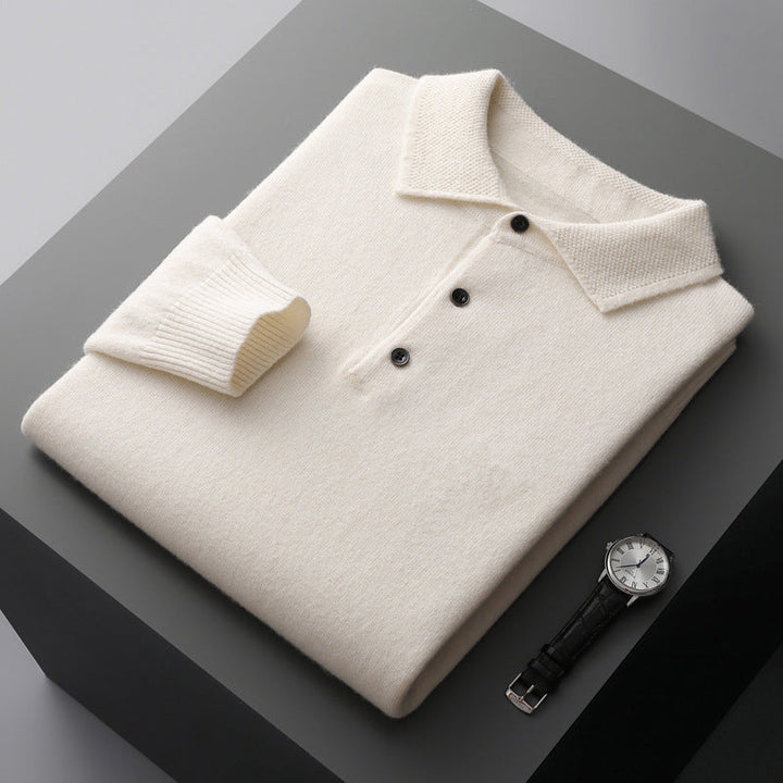 Calder | Men's Classic Long Sleeve Polo 7