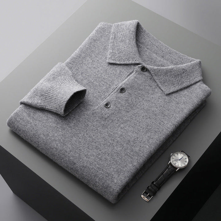 Calder | Men's Classic Long Sleeve Polo 8