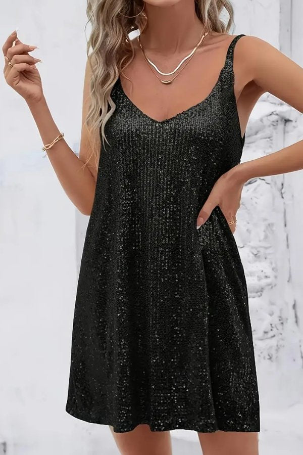 Camila | Shimmering Sequin Mini Party Dress 10