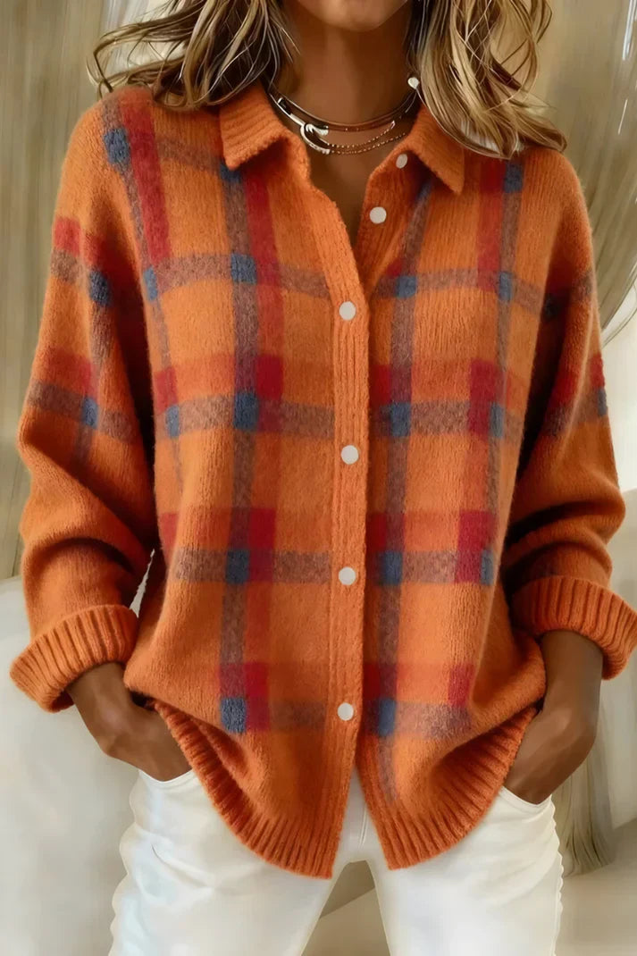Carmen | Long Cardigan Cardigan Sweater Elegant Cozy Relaxed Fit 5
