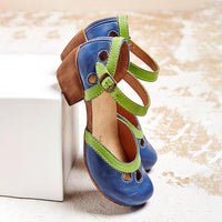 Iris | Low-Heel Orthopedic Support Strappy Sandals