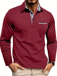 Derek | Men’s Long Sleeve Polo Shirt