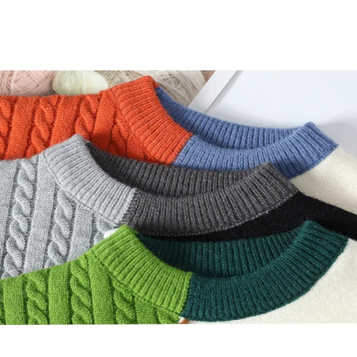 Charlie | Stylish Patchwork Vanguard Sweater 5