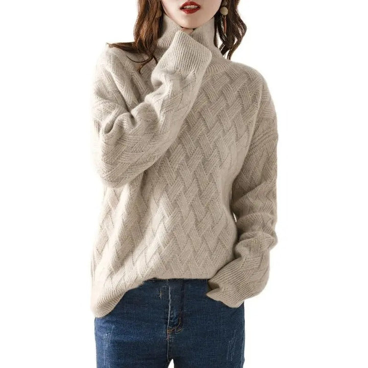 Charlotte | Luxe cashmere turtleneck sweater 1