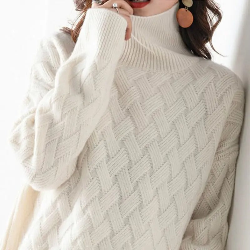 Charlotte | Luxe cashmere turtleneck sweater 2